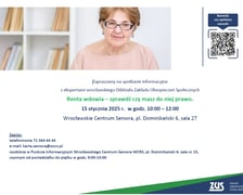 Renta wdowia: spotkanie konsultacyjne