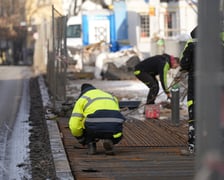 Remont mostów Uniwersyteckich (14 stycznia 2025)