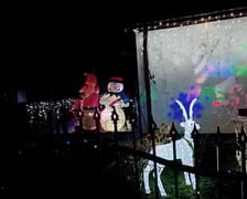 Przystrojone domy na Kowalach