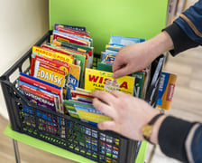 Kiermasz książek w bibliotece przy ul. Szewskiej 78 we Wrocławiu