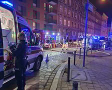 <p>Pożar przy ul. Polaka we Wrocławiu.</p>