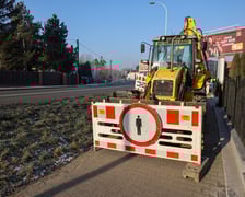 Awaria wodociągu w ul. Strachocińskiej - prace naprawcze