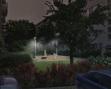 <p>Wizualizacja - zieleniec po zmroku</p>