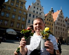 Inauguracja konkursu Ukwiecamy Wrocław w kolorach Wrocławia 2025 na rynku