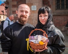 Święcenie pokarmów pod wrocławską Katedrą, 19 kwietnia 2025 rok