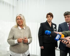 Otwarcie białej sali w XV LO, konferencja prasowa - 25.04.2025