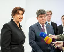 Otwarcie białej sali w XV LO, konferencja prasowa - 25.04.2025