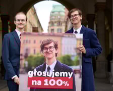Kampania profrekwencyjna „Głosujemy na 100%” - konferencja prasowa, 07.05.2025