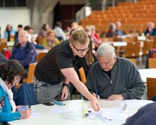 Szkolenie dla członków obwodowych komisji wyborczych we Wrocławiu.