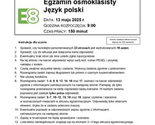 Egzamin ósmoklasisty 2025 - język polski