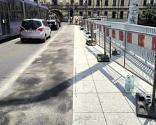 Remont drogi dla pieszych i rowerzystów po zachodniej stronie mostów, od strony ul. księcia Witolda