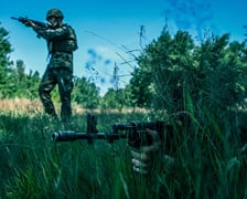 Żołnierze Dobrowolnej Zasadniczej Służby Wojskowej podczas "Wakacjach z wojskiem"