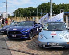 Meta Ogólnopolskiego Charytatywnego Rajdu Cabrio  na Zajezdni Popowice