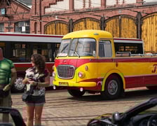 Meta Ogólnopolskiego Charytatywnego Rajdu Cabrio  na Zajezdni Popowice