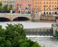 Panorama Wrocławia z Krupa Gallery znajdującej się na 8. piętrze budynku przy Księcia Witolda
