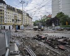 Wymiana rozjazdów tramwajowych na skrzyżowaniu Dubois z Pomorską (Nadodrze), 7 lipca 2025