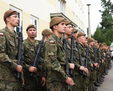 Przysięga żołnierzy 16. Dolnośląskiej Brygady Obrony Terytorialnej