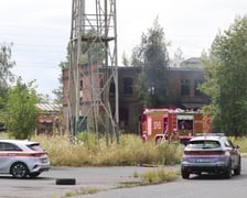 <p>Pożar przy ul. Świstackiego na Przdmieściu Oławskim</p>