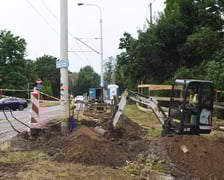 Budowa mijanki na ulicy Przyjaźni