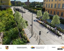 Zielona ulica Zamkowa - wizualizacja