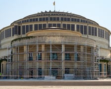 Hala Stulecia - rozpoczyna się wielkie czyszczenie elewacji, 13 sierpnia 2025 rok