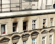 <p>Pożar mieszkania przy ul. Chrobrego</p>