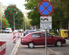 Remont chodników przy Bacciarellego, wrzesień 2025