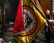 <p>Pogrzeb Bronisława Zatheya na Cmentarzu Grabiszyńskim 12 września</p>