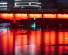 Próby światła na wyremontowanych mostach Uniwersyteckich, 8 października 2025