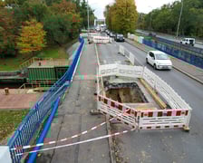 Prace MPWiK na mostach Jagiellońskich - 15.10.2025