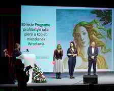 Uroczystość 30-lecia programu wczesnego wykrywania raka piersi we Wrocławiu