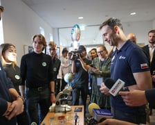 Spotkanie z polskim astronautą dr Sławoszem Uznańskim-Wiśniewskim na Uniwersytecie medycznym we Wrocławiu, 12 listopada 2025