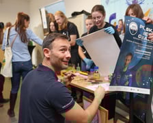 Spotkanie z polskim astronautą dr Sławoszem Uznańskim-Wiśniewskim na Uniwersytecie medycznym we Wrocławiu, 12 listopada 2025