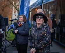 <p>Uroczystość nadania tramwajowi MPK Wrocław imienia Wojciecha Jerzego Hasa &ndash; Wanda Ziembicka-Has&nbsp;</p>
