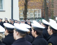 Śłubwanie pierwszoklasistów w Technikum Zeglugi Śródlądowej we Wrocławiu