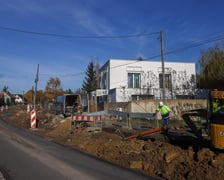 Przebudowa ulicy Wilkszyńskiej - zdjęcie z początku listopada