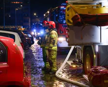 Pożar przy ul. Kruszwickiej - akcja służb