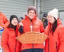Andrzejki na lodowisku przy ul. Spiskiej we Wrocławiu