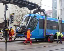 Awaria tramwaju na ul. Kołłątaja