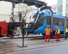Awaria tramwaju na ul. Kołłątaja