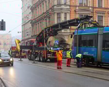 Awaria tramwaju na ul. Kołłątaja