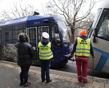 Awaria tramwaju linii nr 20 na Podwalu