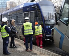 Awaria tramwaju linii nr 20 na Podwalu