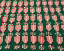 Uroczystości odznaczania wrocławskich małżeństw z co najmniej 50-letnim stażem w Starym Ratuszu.