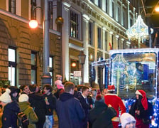 Weekendowy kurs światełkowego tramwaju po Wrocławiu