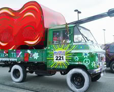 Początek parady Moto Mikołajów we Wrocławiu, 7 grudnia 2025