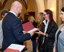 Uroczystość złożenia ślubowania i wręczenia aktów nadania stopnia awansu zawodowego nauczyciela mianowanego - 11.12.2025