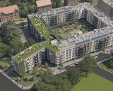 Blok TBS-u na Brochowie - wizualizacja