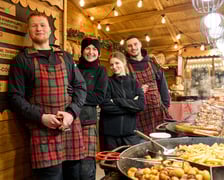 Sylwester na wrocławskim jarmarku w Rynku