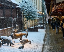 Stare Miasto we Wrocławiu pod śniegiem 31 grudnia 2025